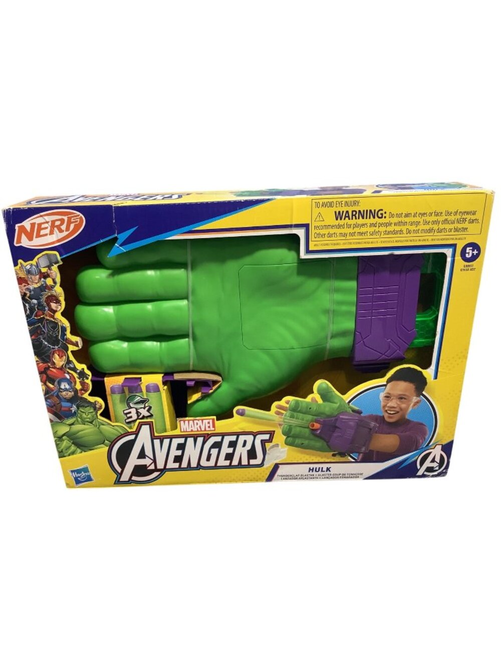Marvel Avengers Hulk Thunderclap Blaster Roleplay Toy Super Hero Toys